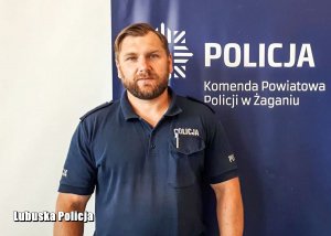 Wizerunek dzielnicowego- aspirant Rafał Korewo