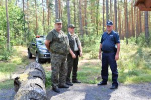 Wspólne działania Policji i Straży Leśnej.