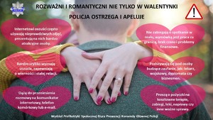 plakat rozważni nie tylko w walentynki