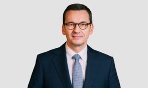 Prezes Rady Ministrów Mateusz Morawiecki