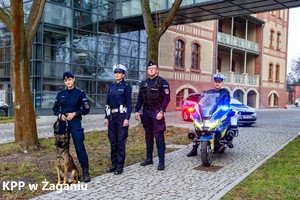 policjanci różnych służb