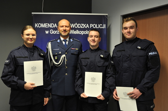 Nowi policjanci w żagańskiej jednostce