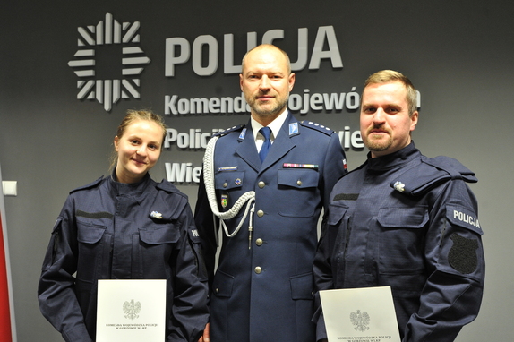 Nowi policjanci w żagańskiej jednostce