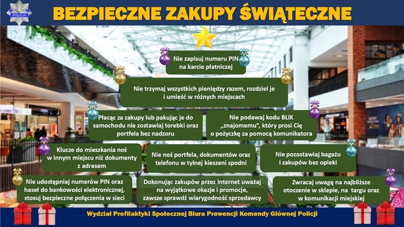 Bezpieczne przedświąteczne zakupy!