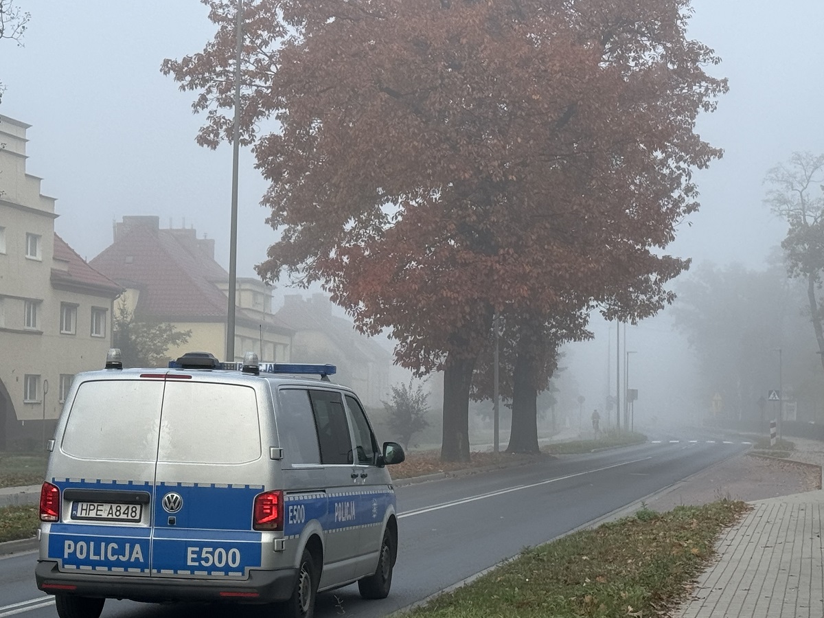 Policja w Żaganiu ostrzega przed trudnymi warunkami drogowymi